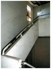 Before: view of existing original stair which remains